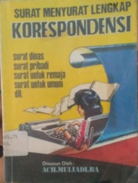 SURAT MENYURAT LENGKAP KORESPONDENSI