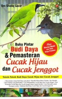 Image of Buku Pintar Budidaya & Pemasteran Cucak Hijau dan Cucak Jenggot