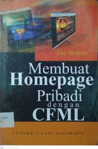 Membuat HomePage Pribadi dengan CFML