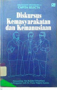 Diskursus Kemasyarakatan dan Kemanusiaan