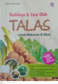 Budidaya & Cara Olah TALAS untk Makanan & Obat